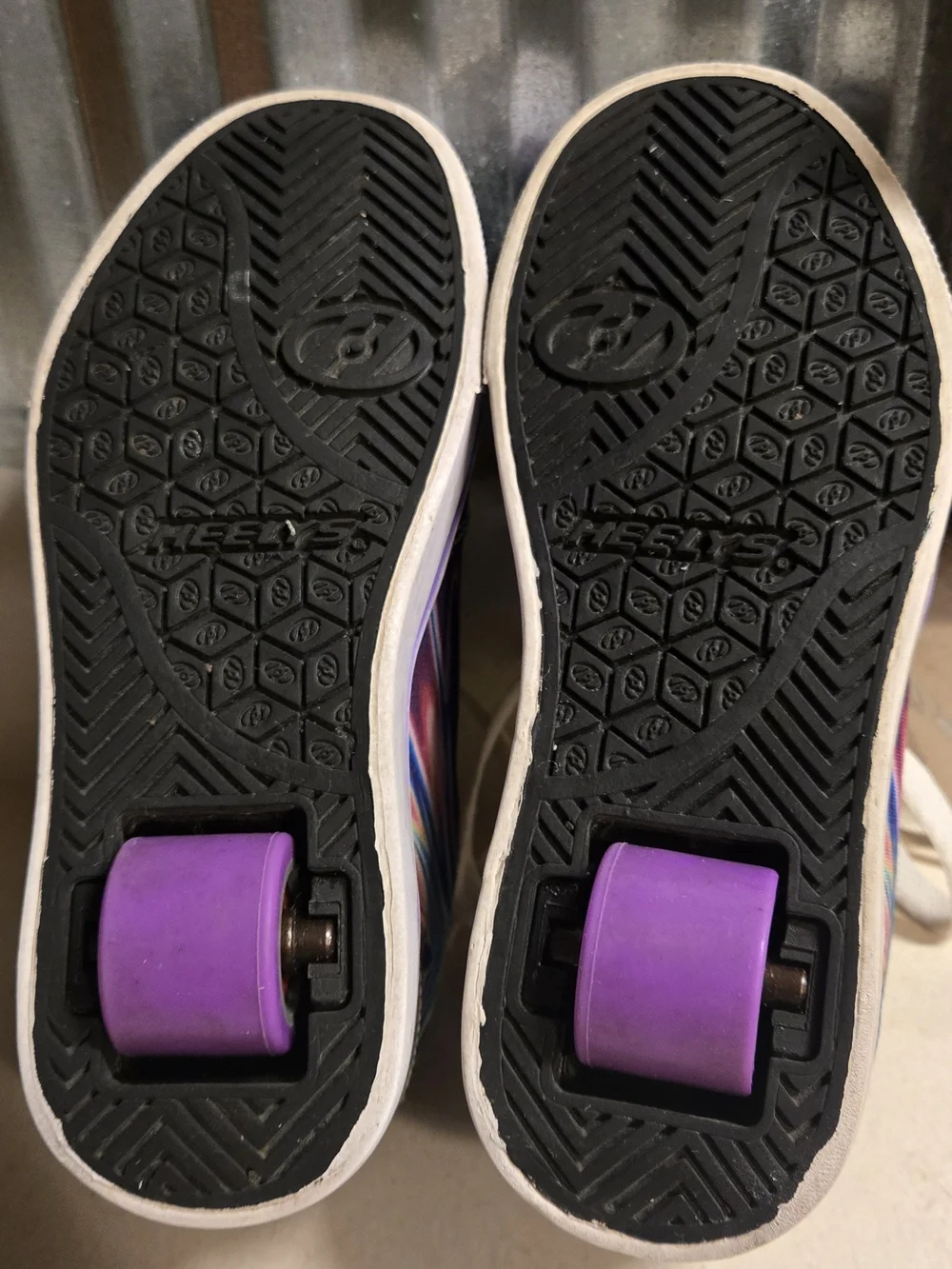 Heelys Kids' Purple Multi Swirl Lace-Up Sneakers
